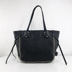 Coach Tatum Black Pebble Leather Whiplash